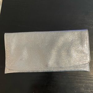 Banana Republic Silver Clutch